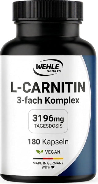 tagesdosis l carnitin L-Carnitin Kapseln Hochdosiert 3196mg - 180 Kapseln