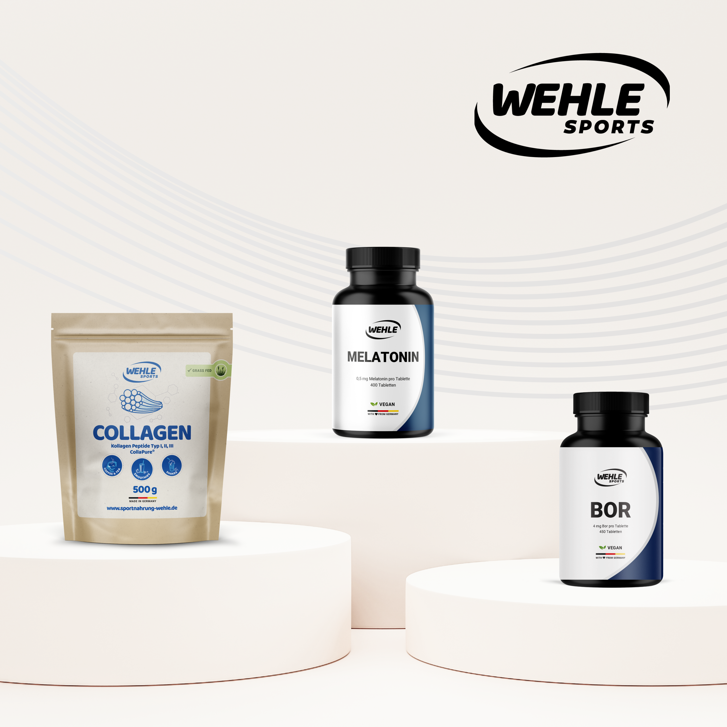Melatonin Tabletten - 400 Stück mit 0,5mg Melatonin pro Tablette