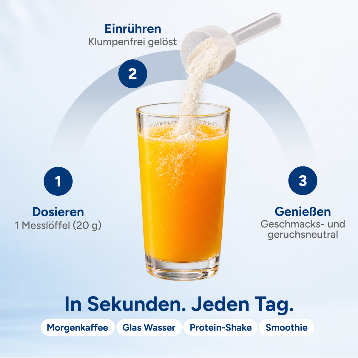 Kollagen Pulver – Wehle Collagen Matrix 360° mit Kollagen Typ I, II & III