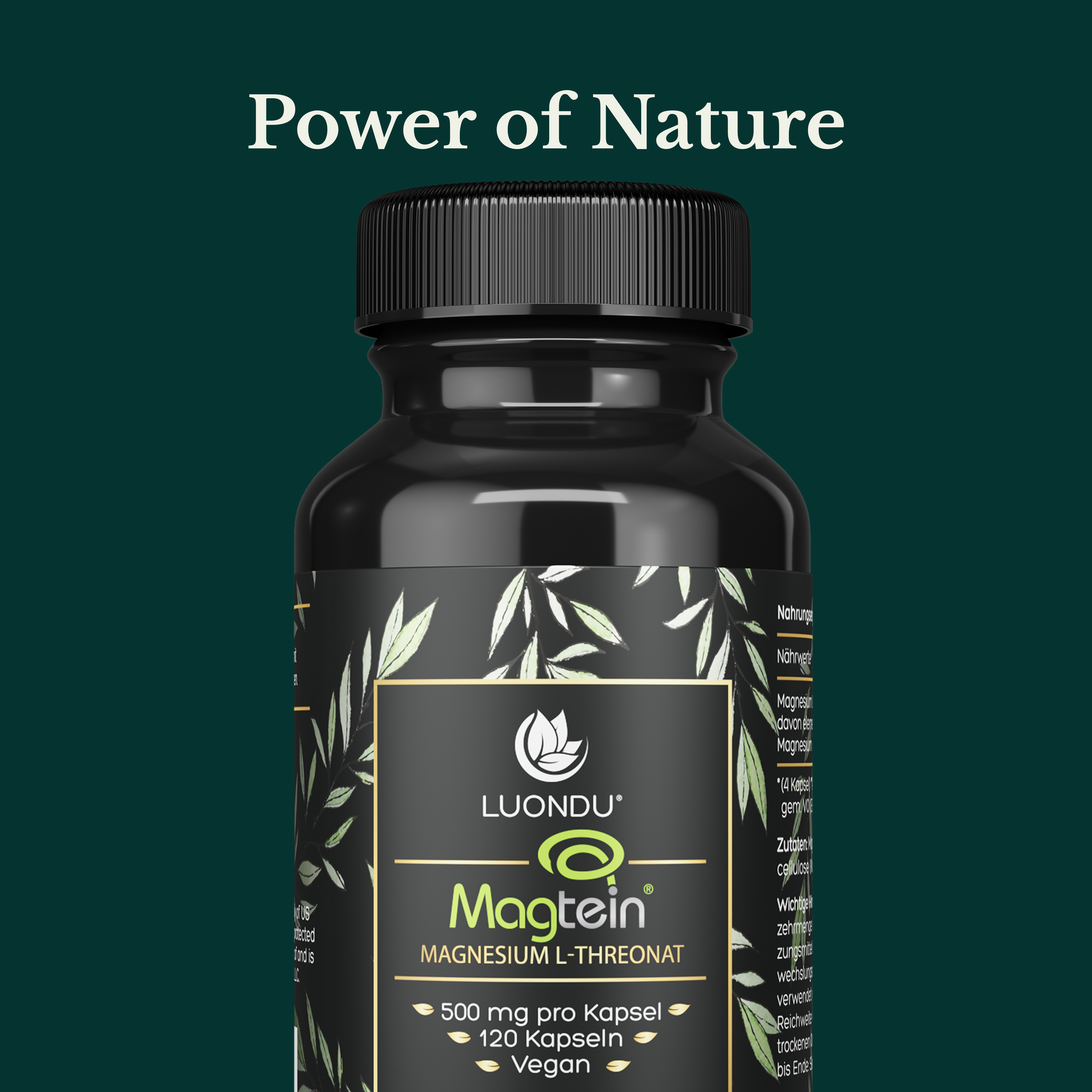Luondu Magtein® Magnesium L-Threonate - 120 Kapseln