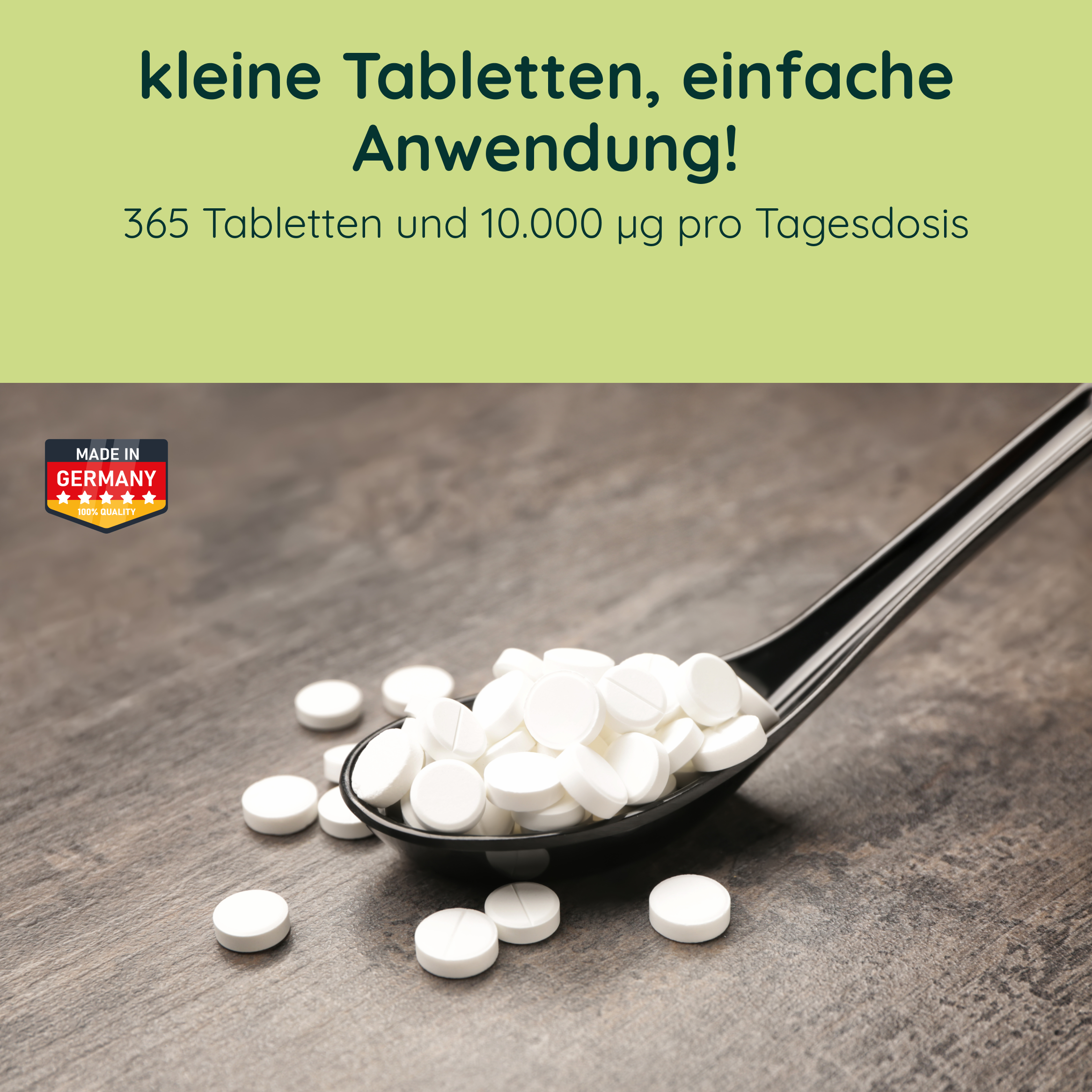 Luondu Biotin hochdosiert 10.000 mcg + Selen + Zink - 365 Tabletten