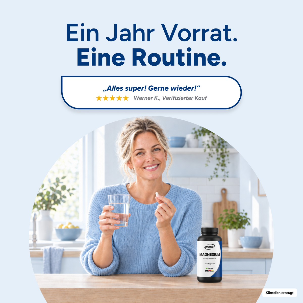 Magnesium Komplex hochdosiert mit Bisglycinat, Malat, Citrat