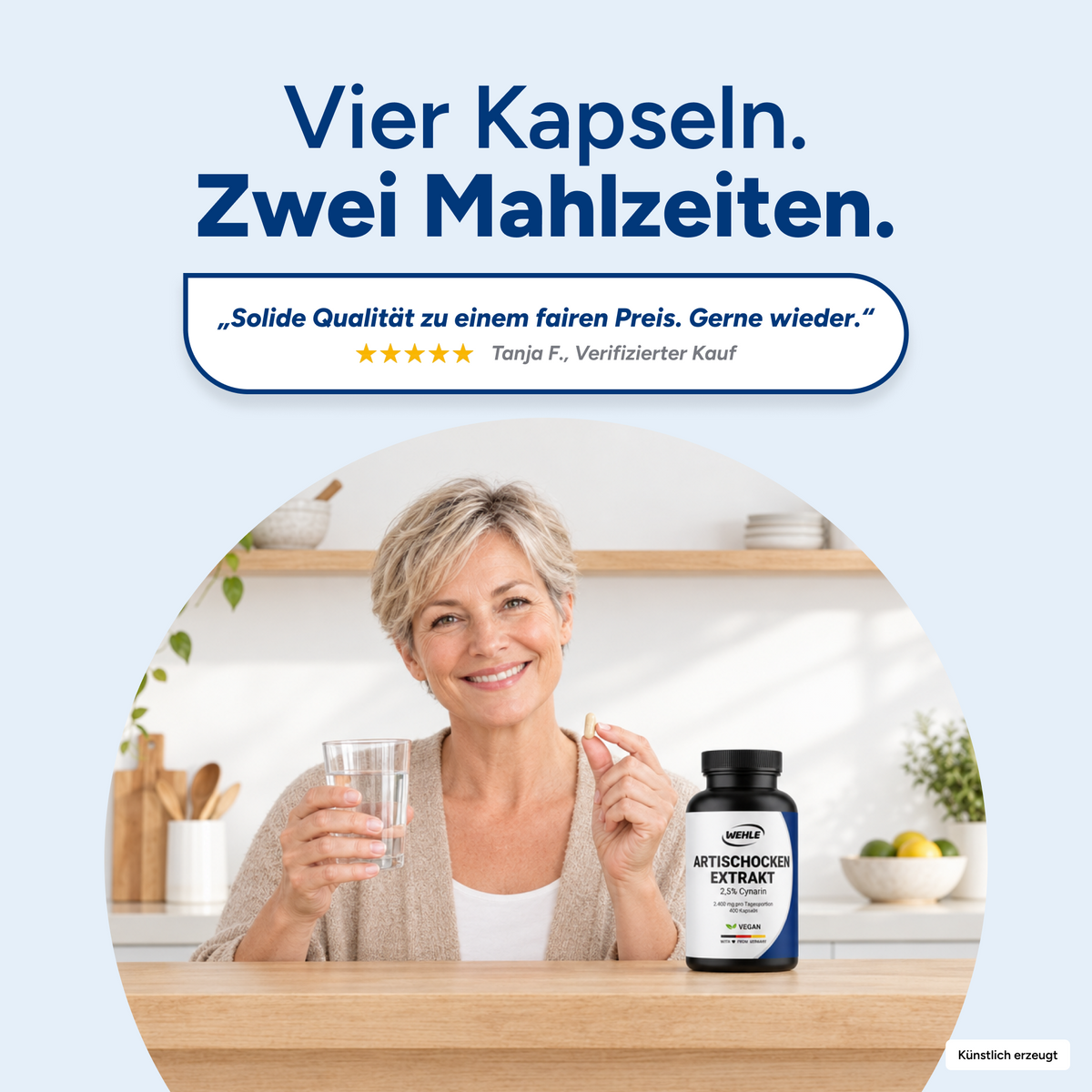 Artischockenextrakt Hochdosiert - 400 Kapseln