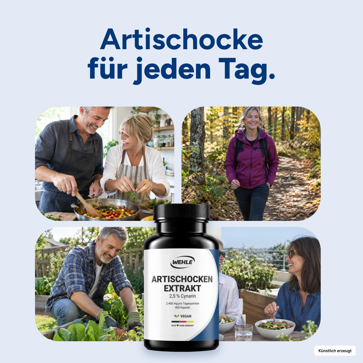 Artischockenextrakt Hochdosiert - 400 Kapseln