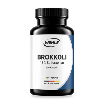 Brokkoli Kapseln - 200x Sulforaphan Hochdosiert -