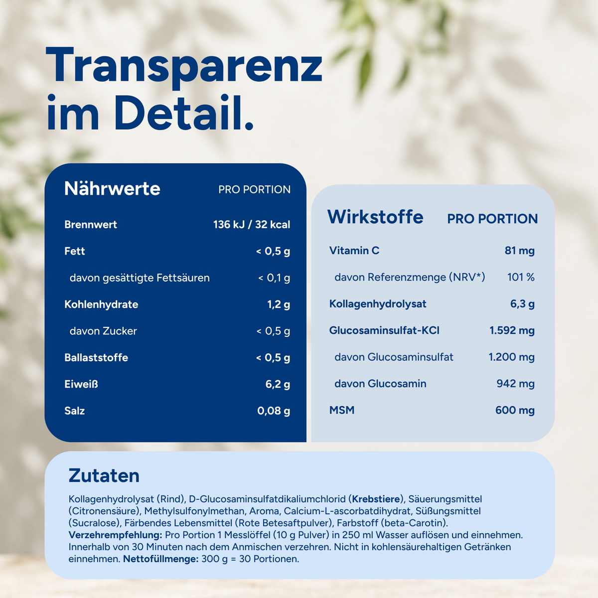 Collagen Knorpel Komplex Orangengeschmack – Bild 4 #Geschmack_Orange