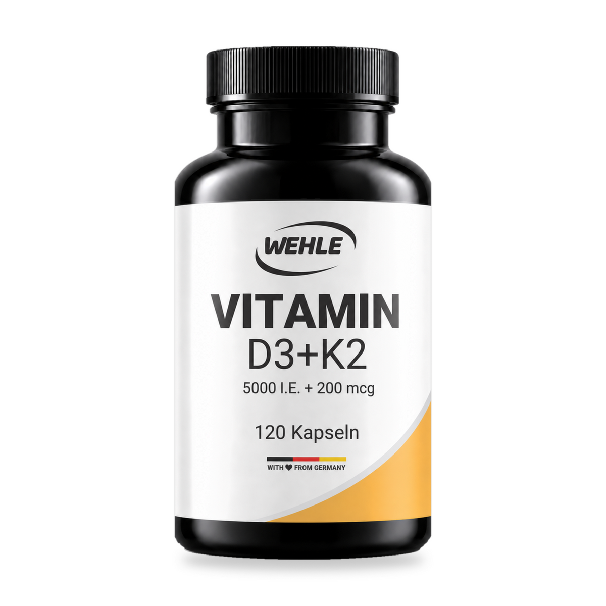 Vitamin D3 5000 I.E + Vitamin K2 200mcg - 120 Kapseln