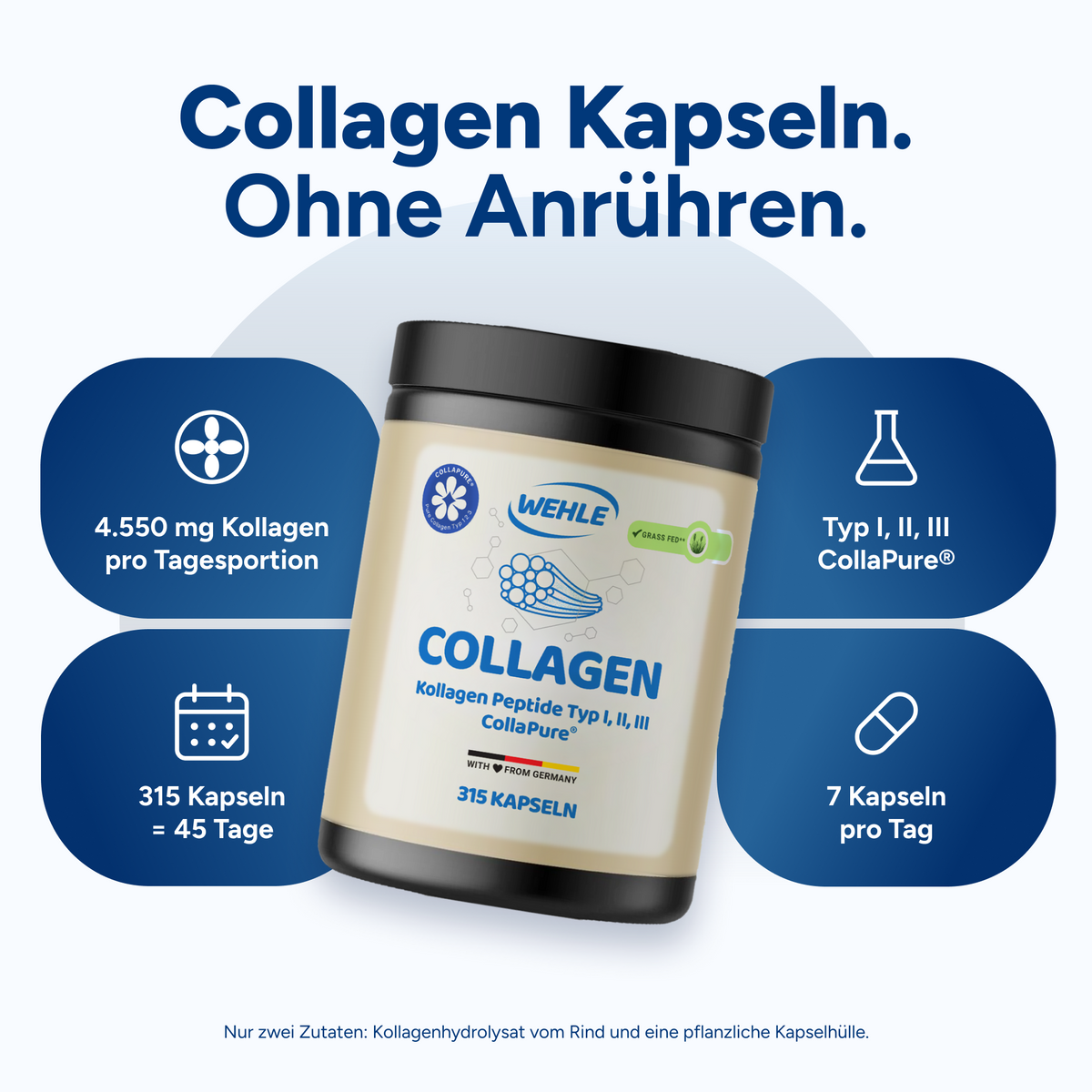 Collagen Peptide - 315 Kollagen Kapseln