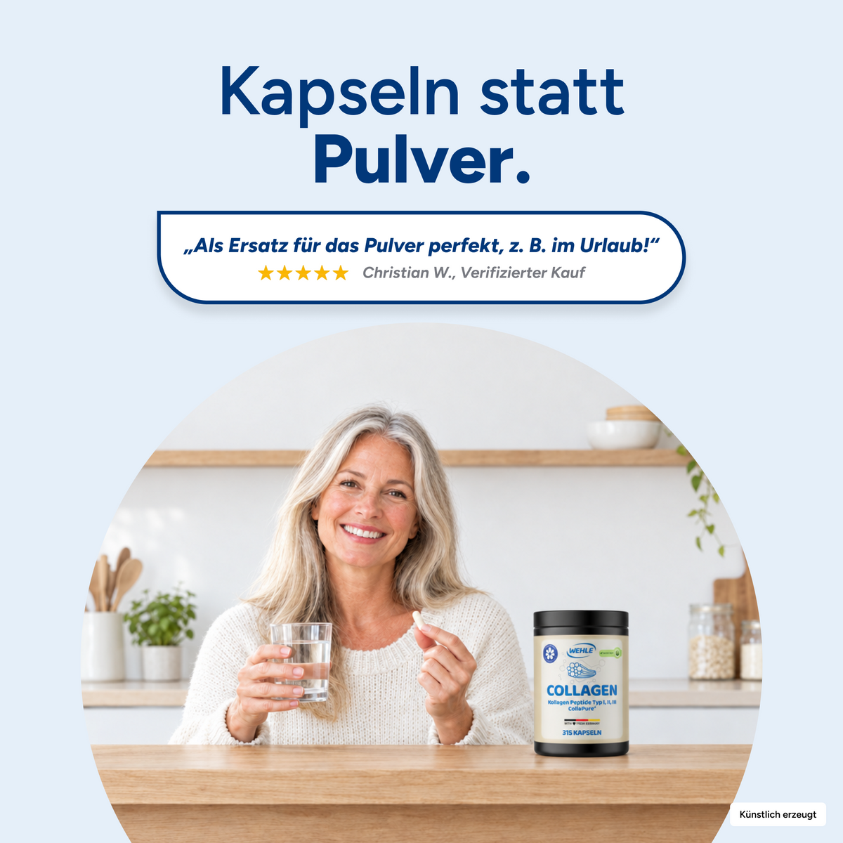 Collagen Peptide - 315 Kollagen Kapseln