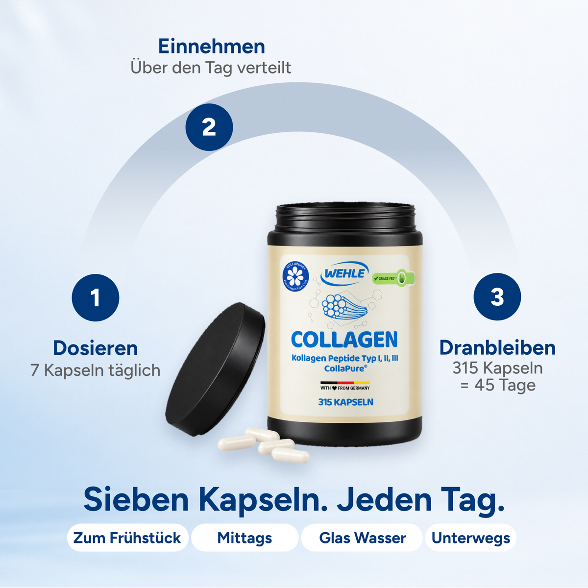 Collagen Peptide - 315 Kollagen Kapseln