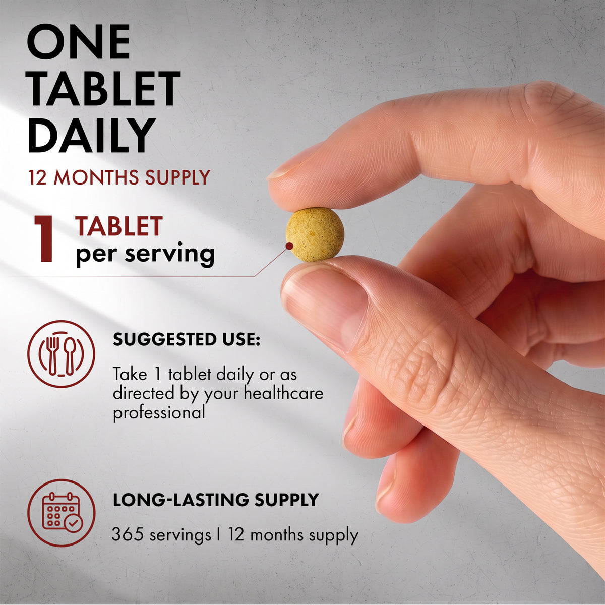 Vitamin B Complex High Strength, 365 Vegan Tablets, 12 Months Supply - All 8 B Vitamins + Vitamin C | Vitamin B1-B2-B3-B5-B6-B12, Biotin, Folic Acid & Vit C