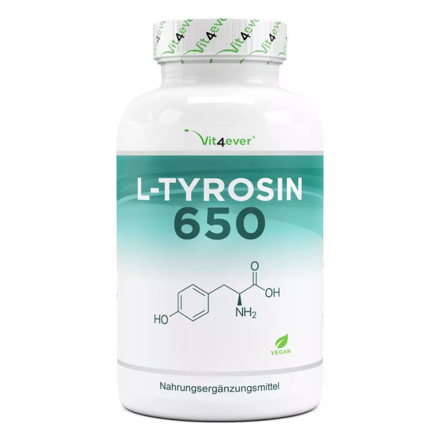 Vit4ever L-Tyrosin 1300 mg - 365 Kapseln