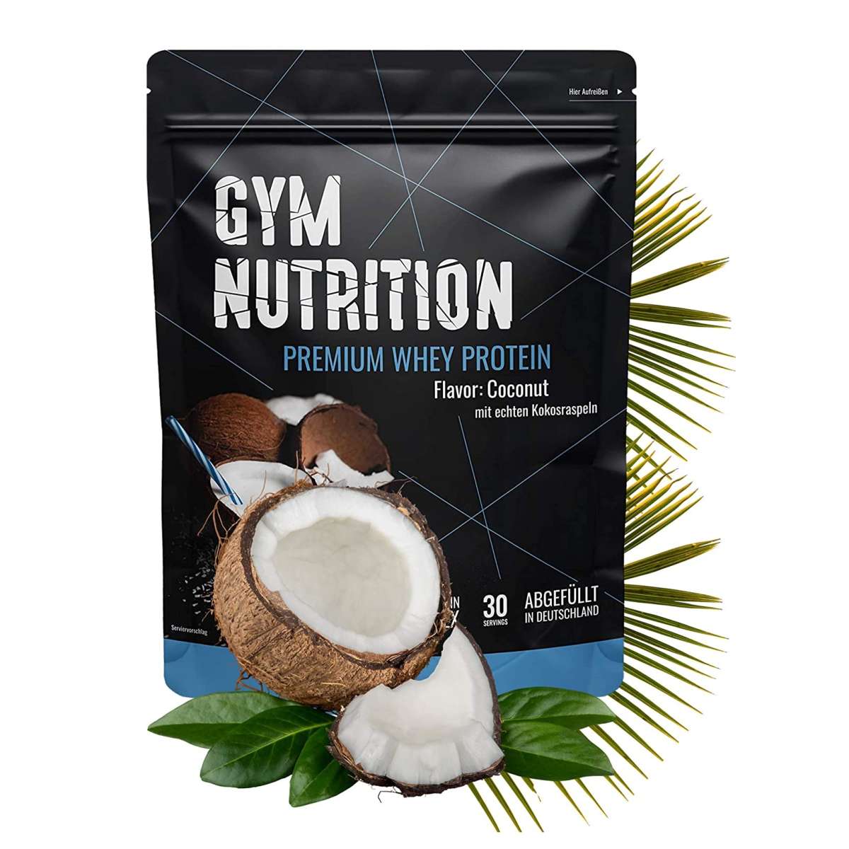 Gym Nutrition Premium Whey Protein - 900g Beutel