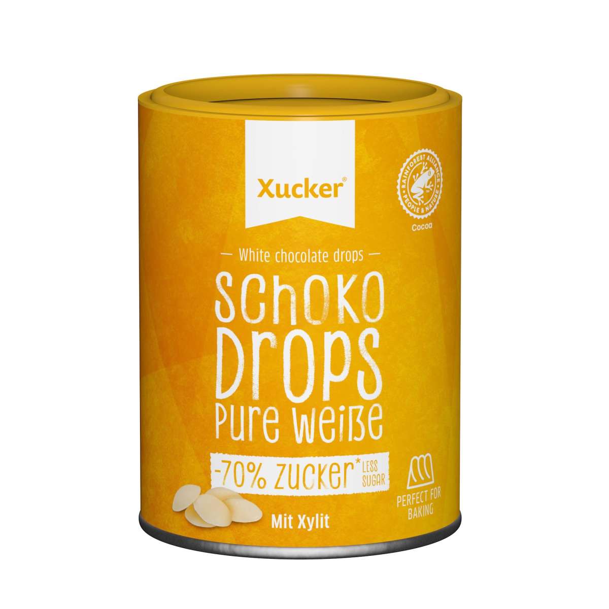 Xucker Weiße Schoko-Drops mit Xylit - 200g