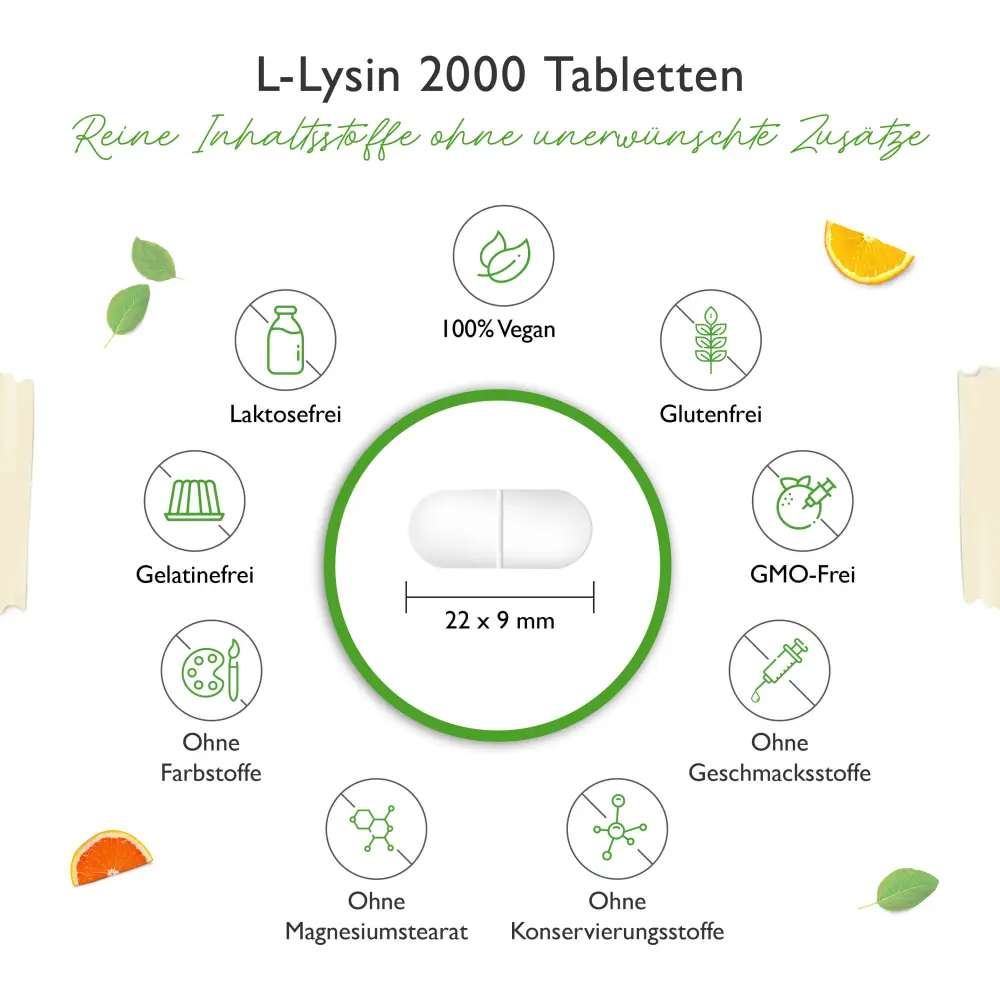 Vit4ever L-Lysin 2000 1000mg - 365 Tabletten