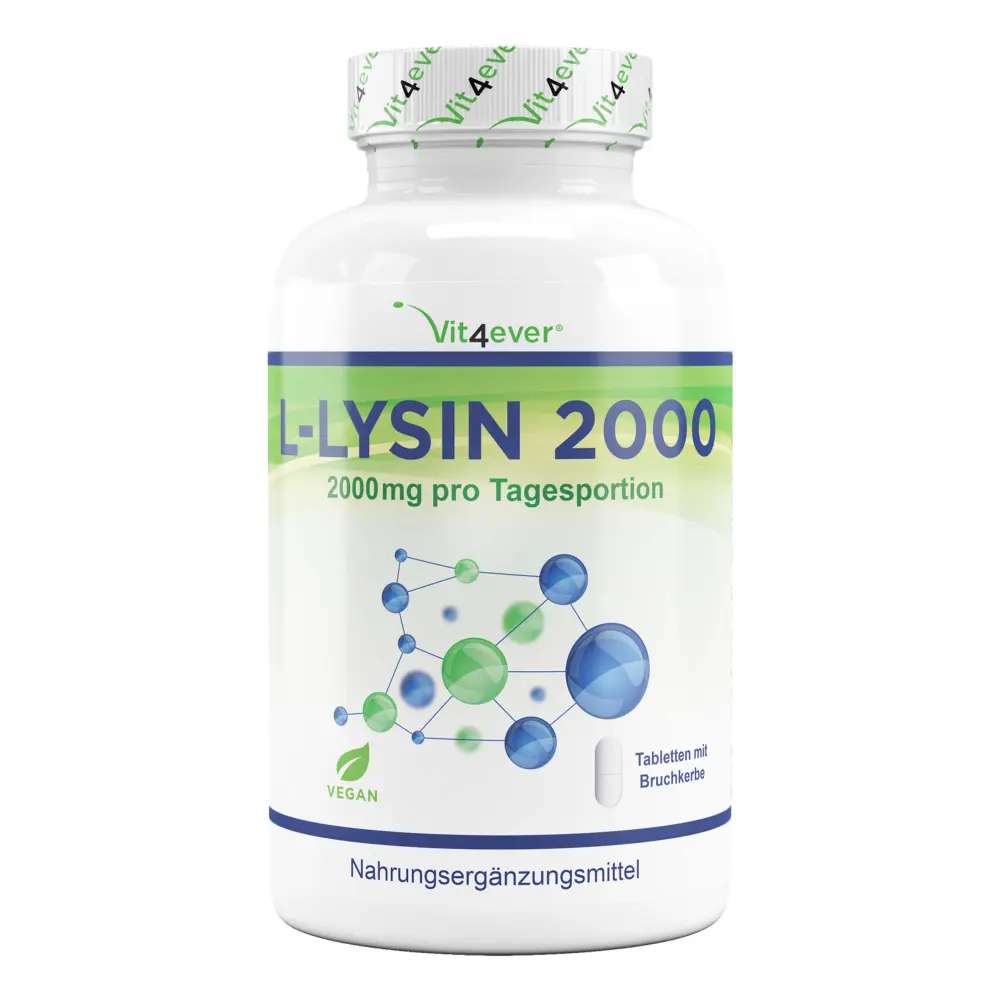 Vit4ever L-Lysin 2000 1000mg - 365 Tabletten