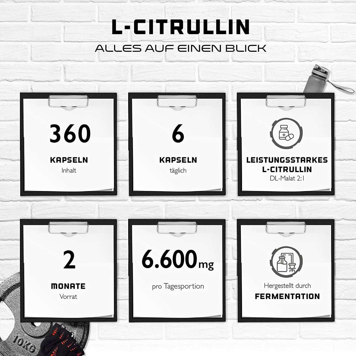 GEN L-Citrullin Ultra 1100mg - 360 Kapseln