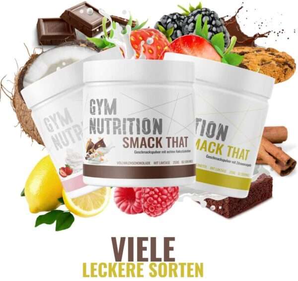 Gym Nutrition SMACK THAT Geschmackspulver mit Lactase - 250g Flavour